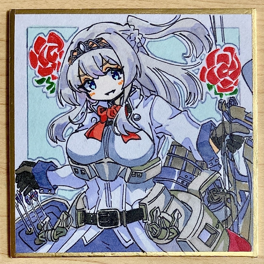 ミニこけ色紙　グロリアス