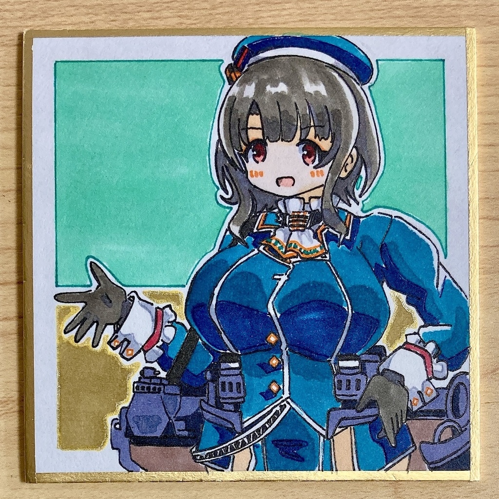 ミニこけ色紙　高雄