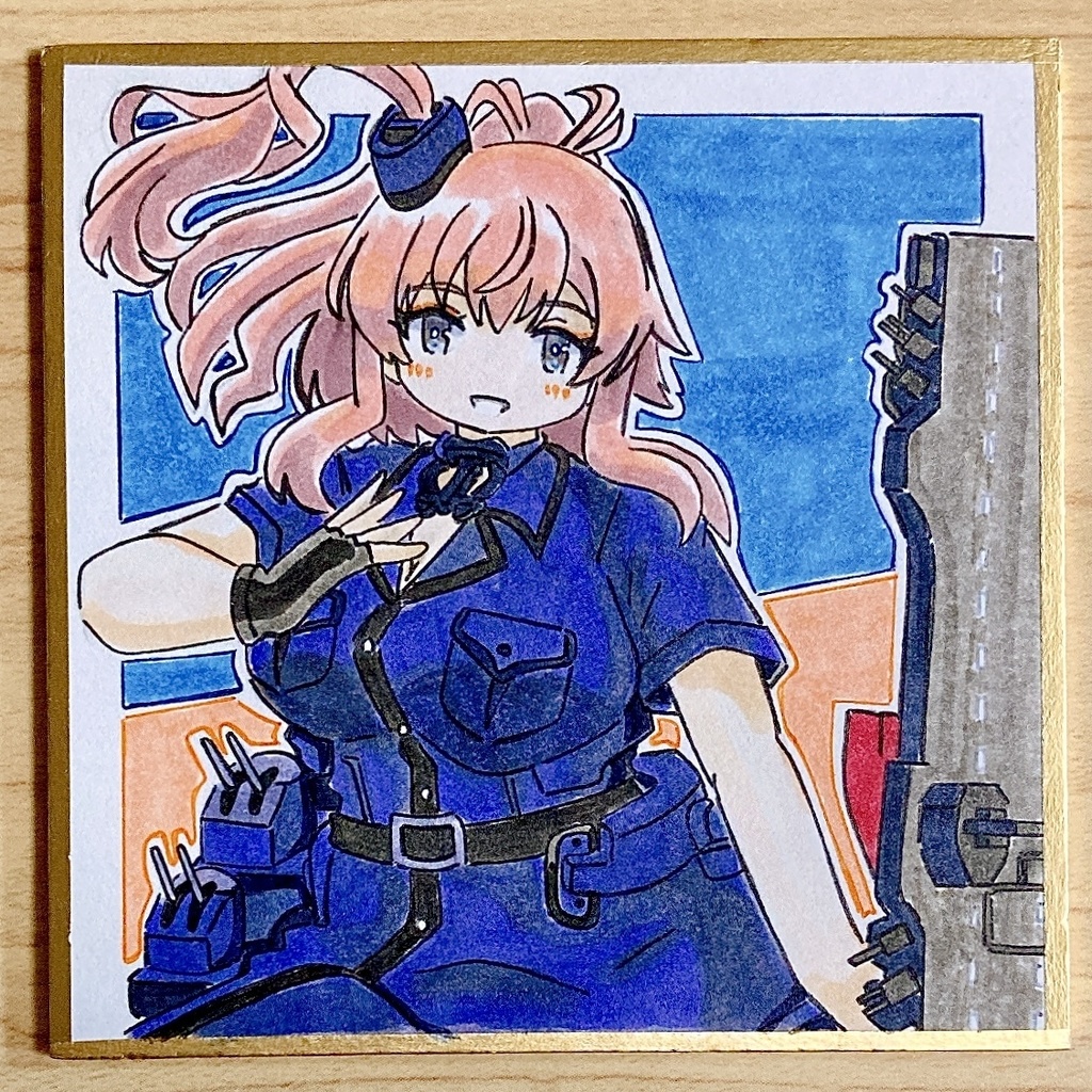 ミニこけ色紙　サラトガ