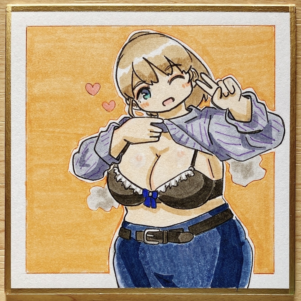 ミニこけ色紙　イントレピッドさん