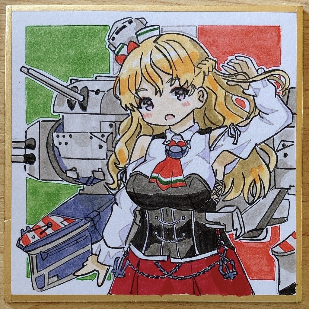 ミニこけ色紙　ザラ