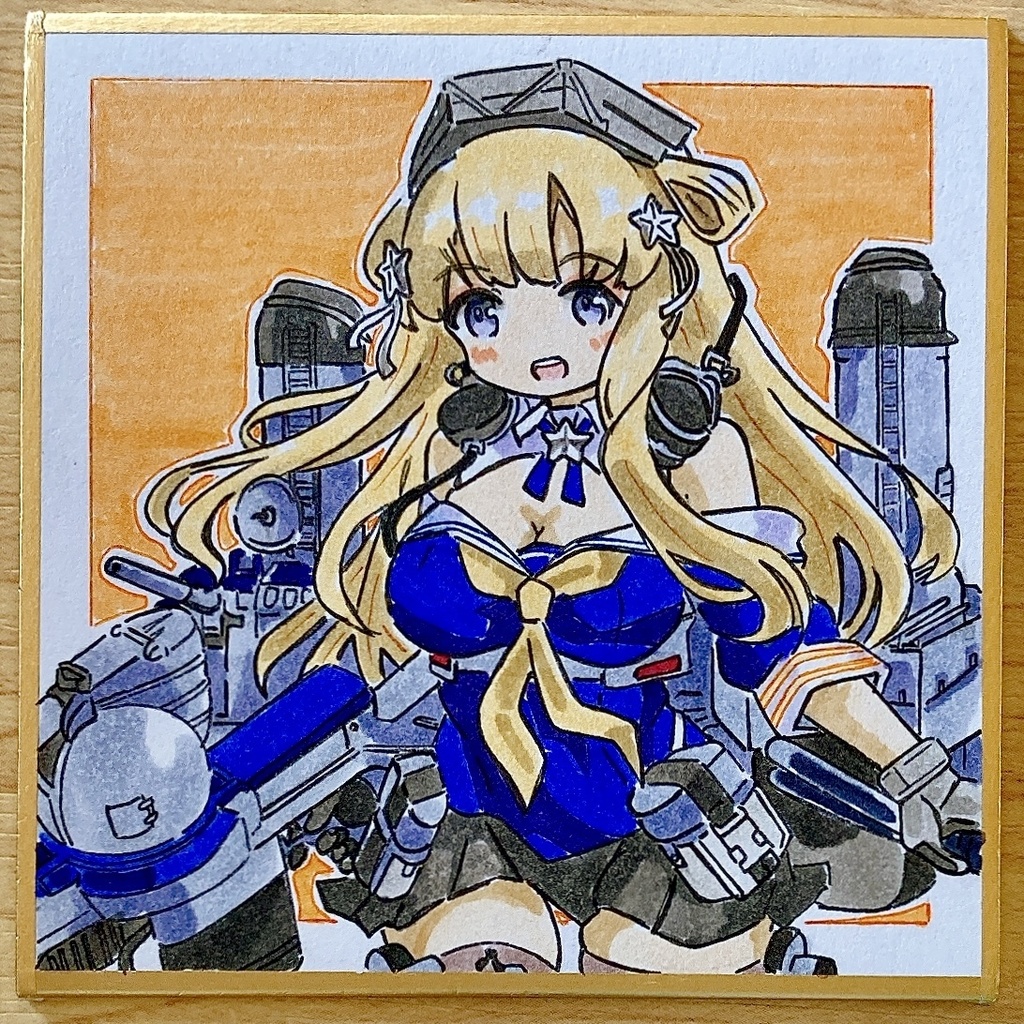 ミニこけ色紙　フレッチャー