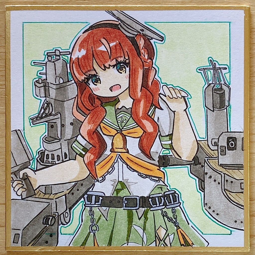 ミニこけ色紙　デ・ロイテル