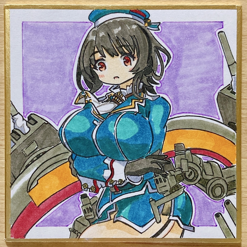 ミニこけ色紙　高雄