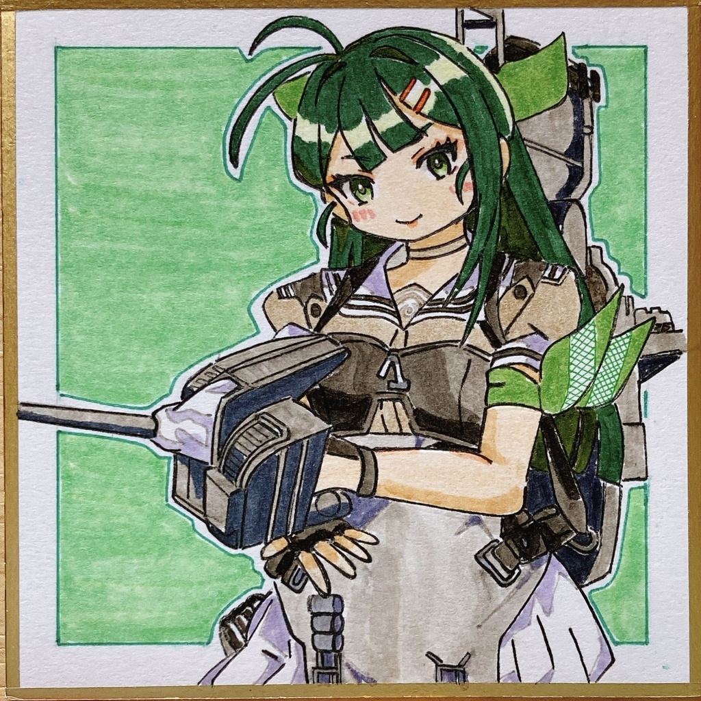 ミニこけ色紙　杉