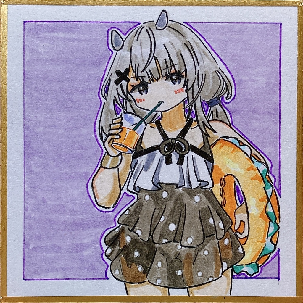 ミニこけ色紙　伊201