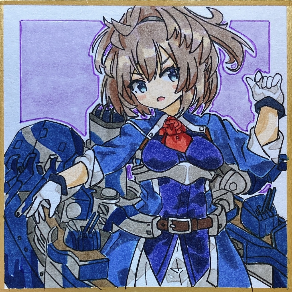 ミニこけ色紙　シェフィールド