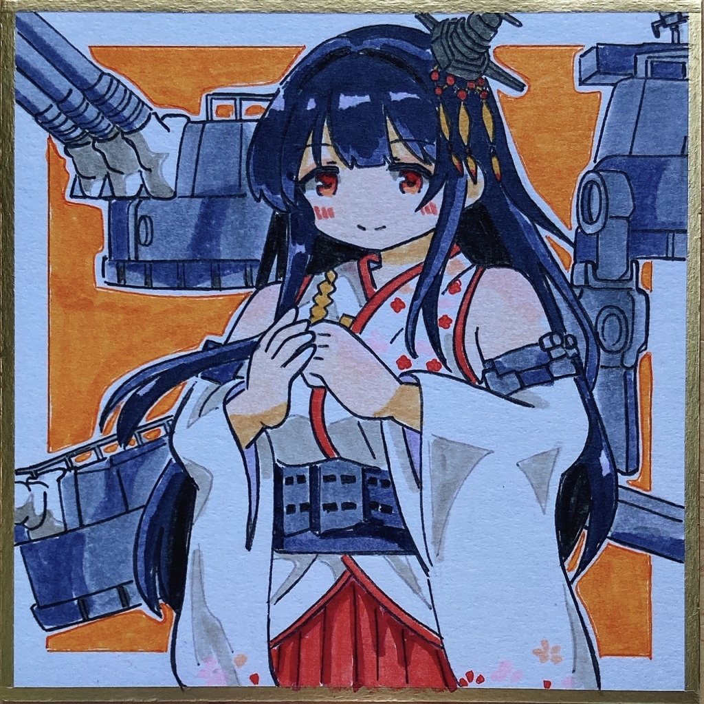 ミニこけ色紙　扶桑
