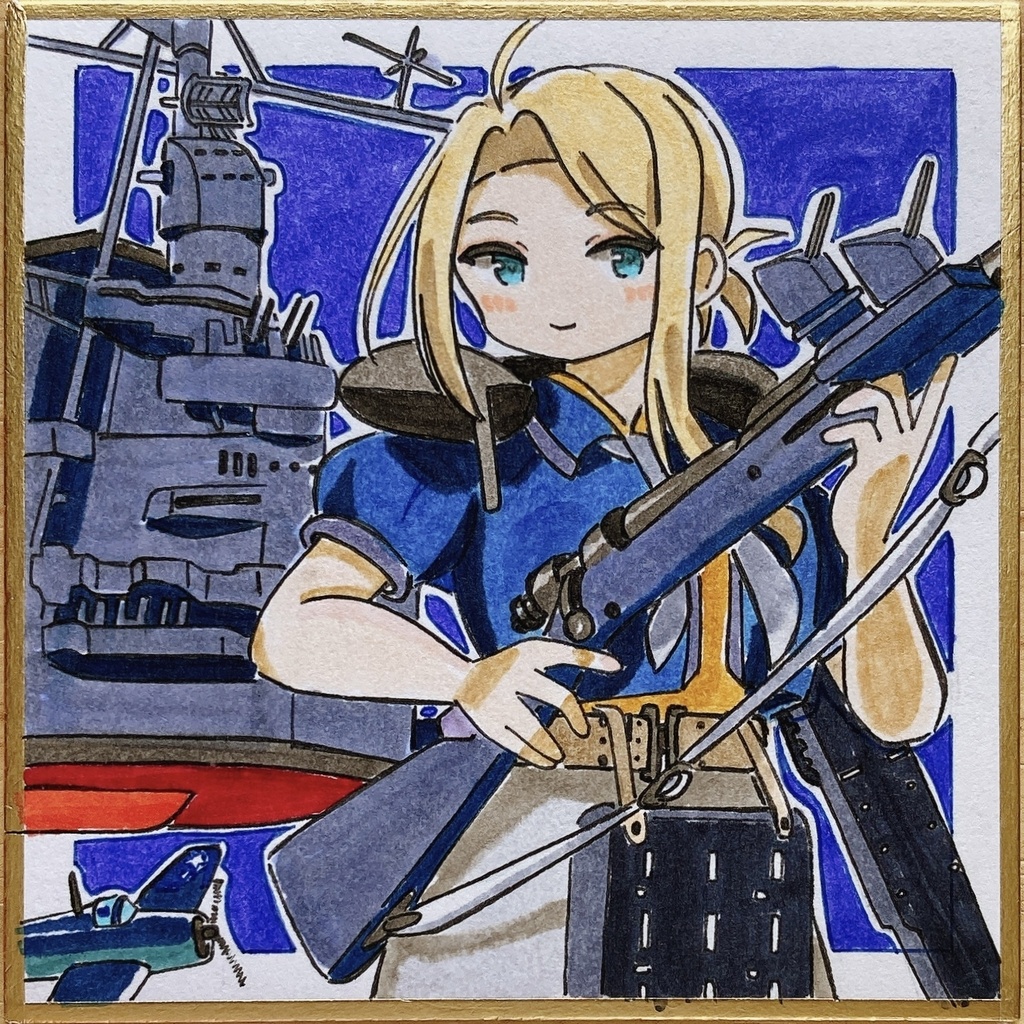 ミニこけ色紙　ワスプ