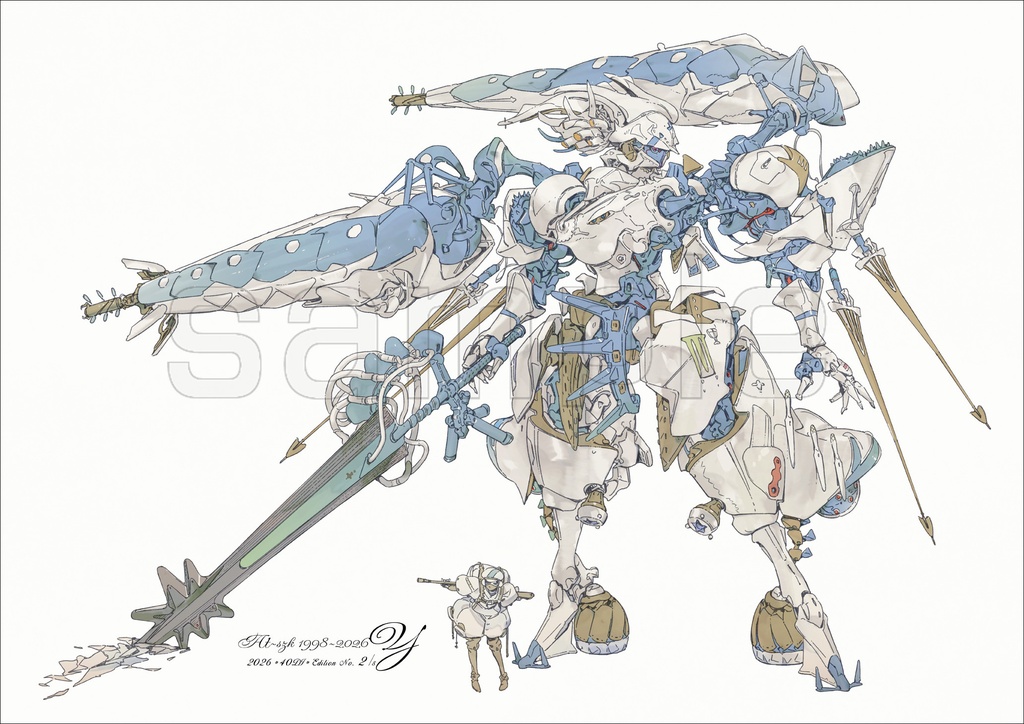 At-suzkオリジナルメカ 限定ポスター No.2