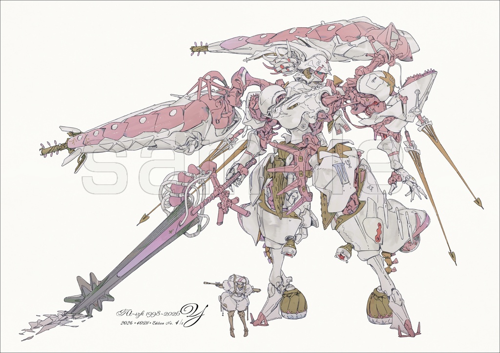 At-suzkオリジナルメカ 限定ポスター No.4
