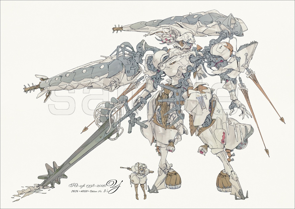 At-suzkオリジナルメカ 限定ポスター No.5