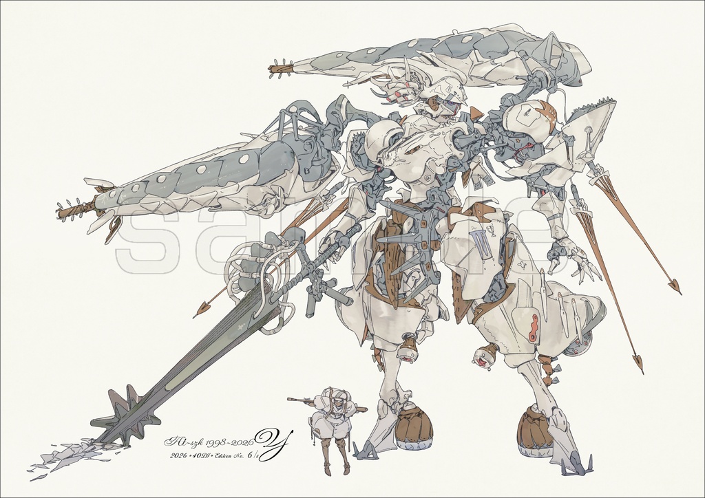 At-suzkオリジナルメカ 限定ポスター No.6