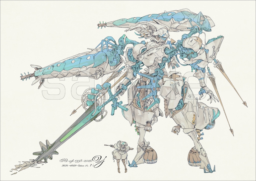 At-suzkオリジナルメカ 限定ポスター No.7