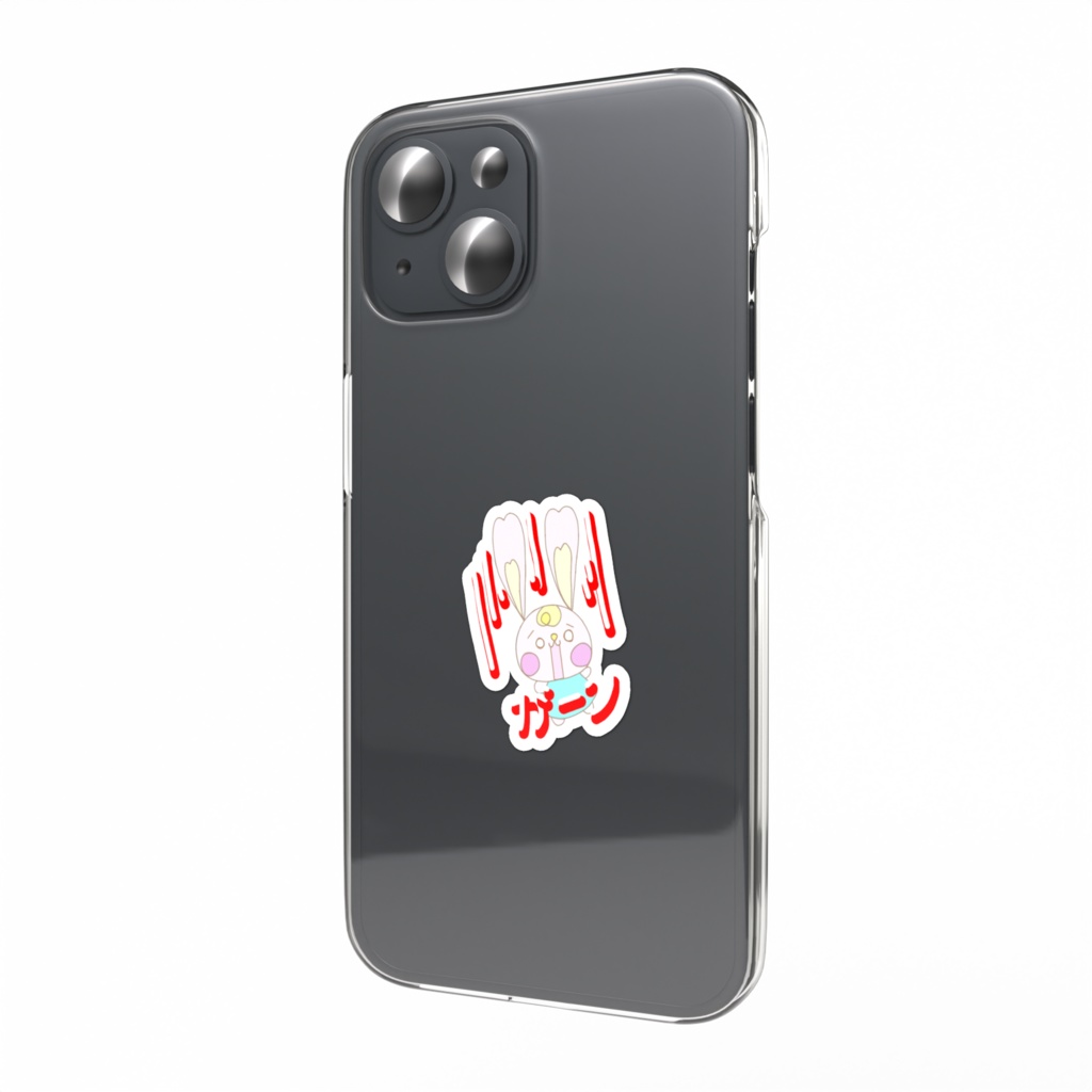 まどかうさぎステッカー(ショック)