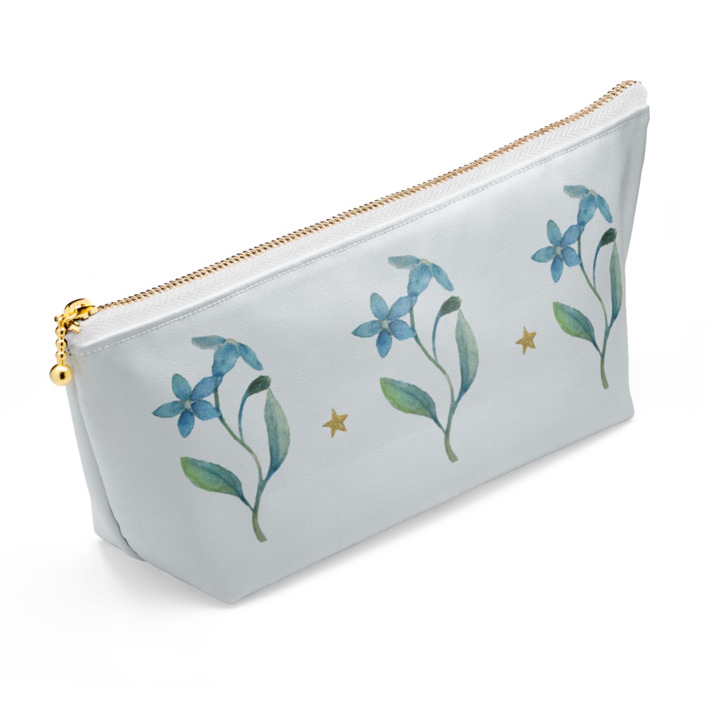 勿忘草のポーチ