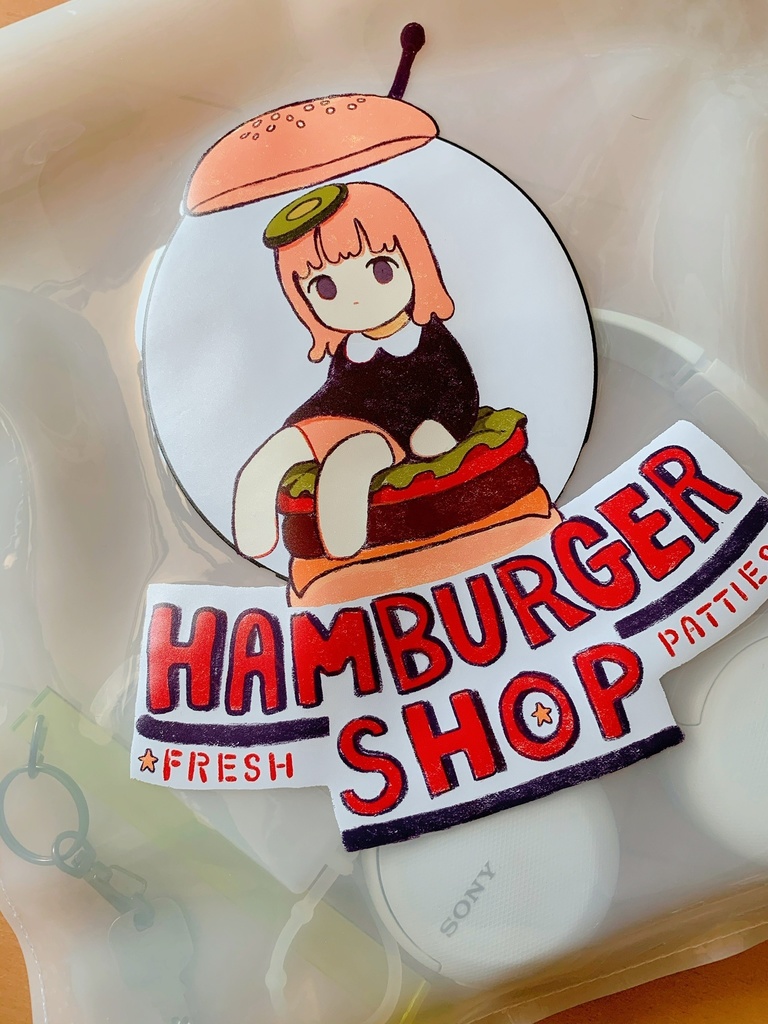 PVCコンビニバッグ(白)