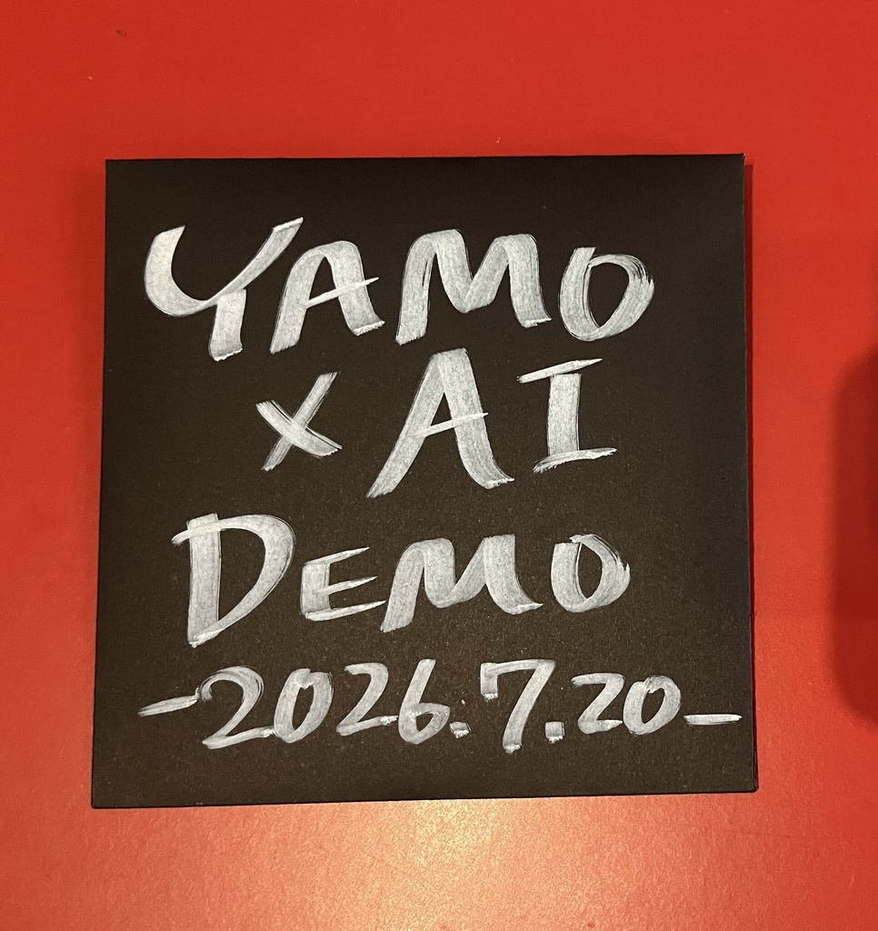 【CD】YAMO×AI DEMO