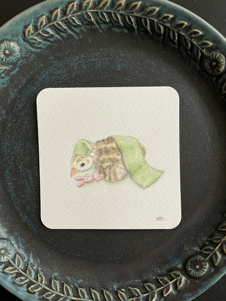 電気鼠様【うずらスケッチ】おピナなうりちゃん原画販売