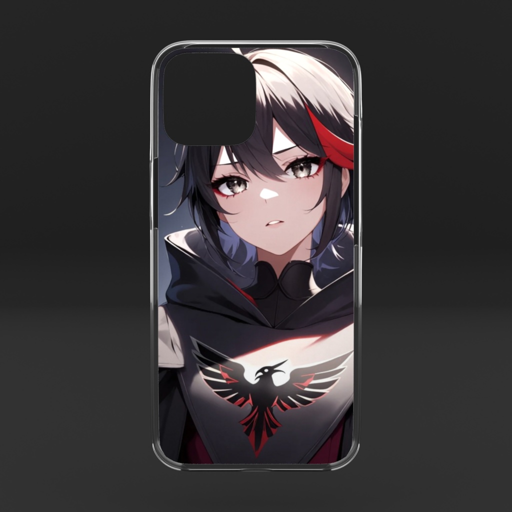 カラスエンブレム アニメキャラ | カラス翼ミステリアスフーディー