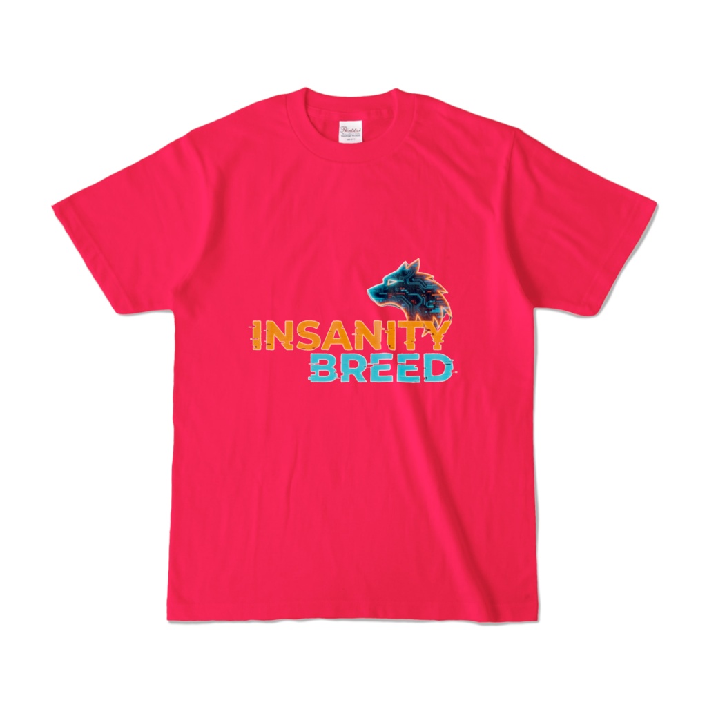 INSANITY BREED Neon Rain Glitch Wolf