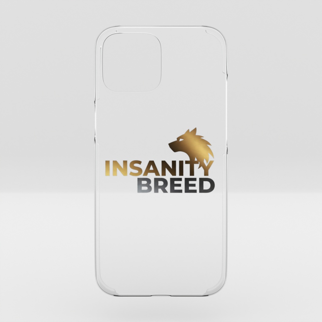 INSANITY BREED Metallic Wolf Logo iPhone 15 Case