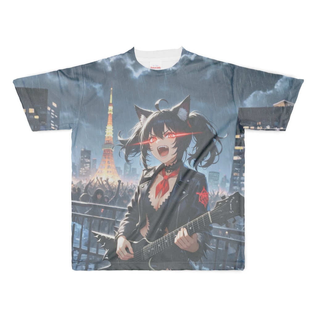 INSANITY BREED 雨の屋上狼耳少女 Tシャツ