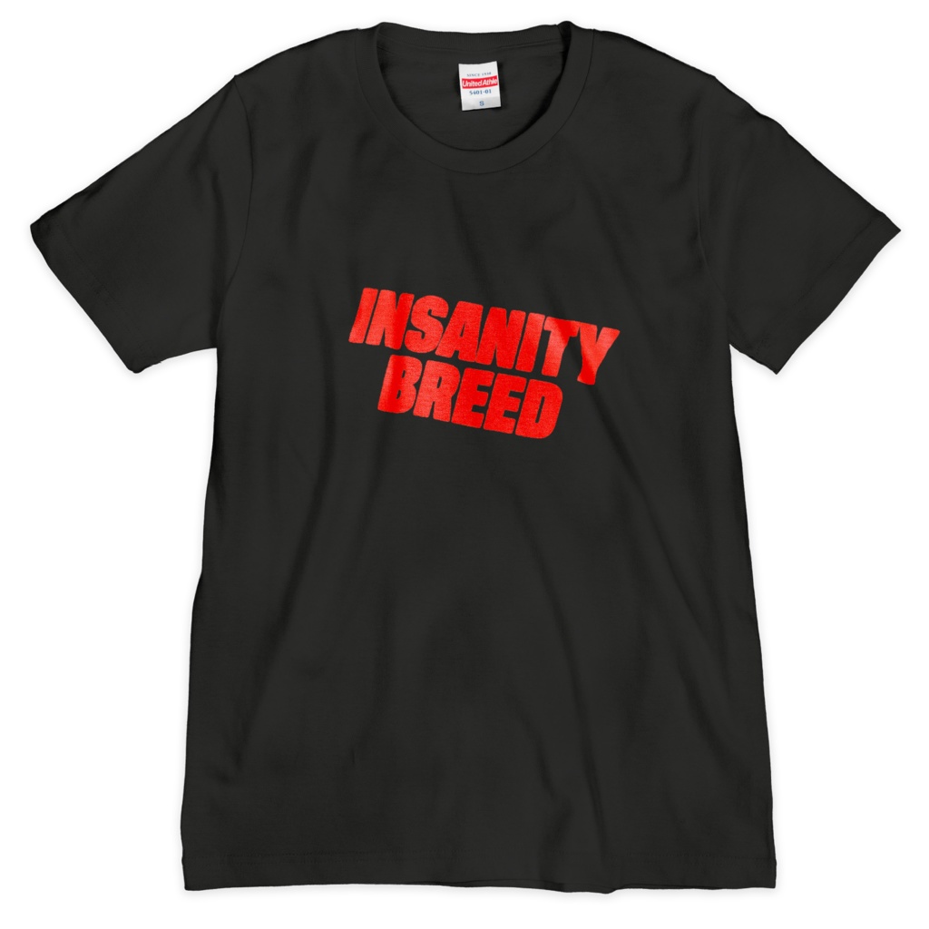 【INSANITYBREED】"REBELLION RED" Logo Graphics T-Shirt