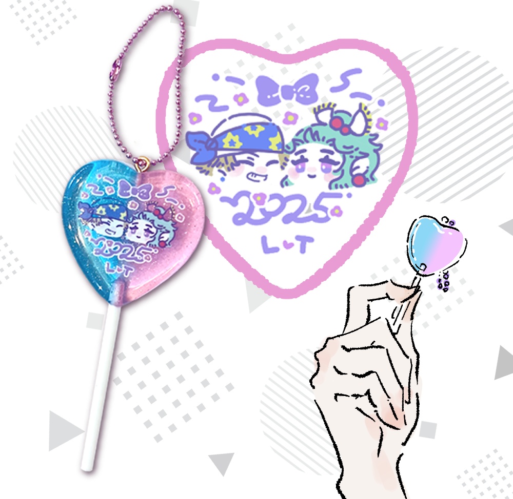 ＜ロクティナアンソロ記念＞ペロキャンアクキー