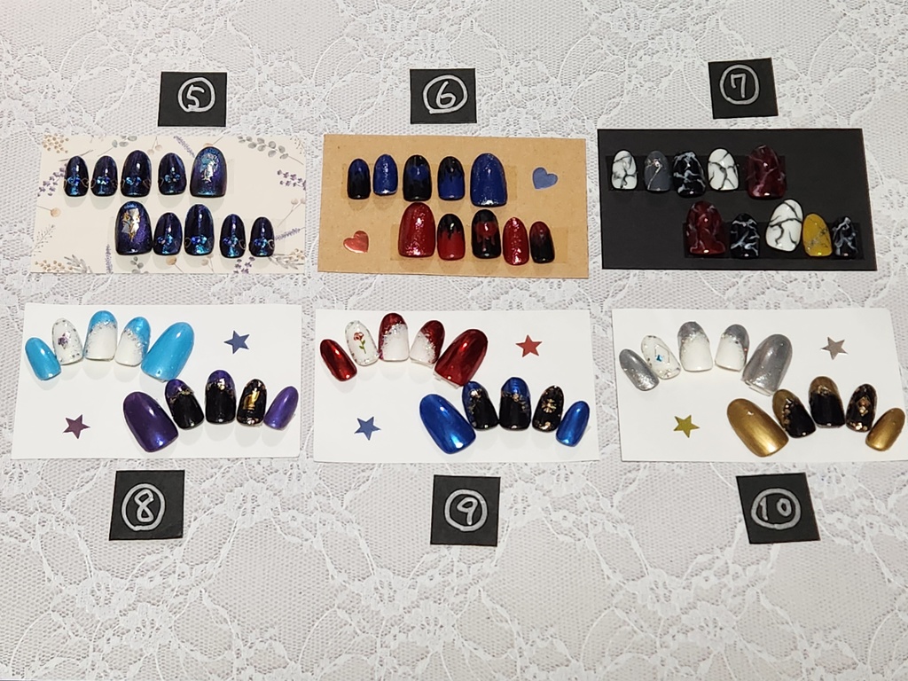 ネイルチップ(レギュラーオーバル)