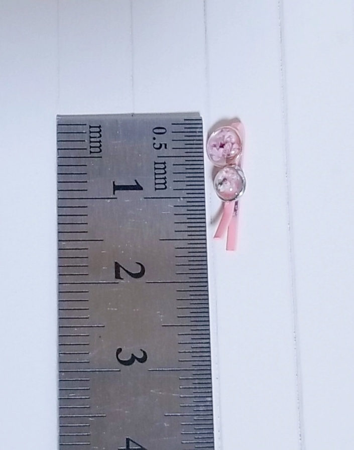 ぬいちゃん用ヘアピン(春花)