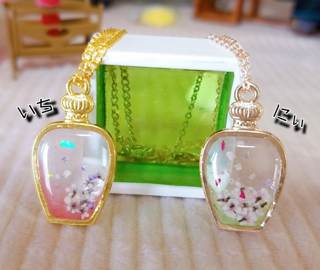 ぬいちゃん用ヘアピン(春花)