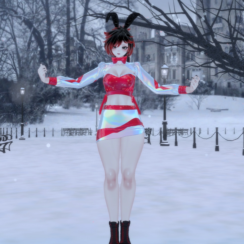 【しゅあん/Shuan】Holiday Two-tone Set (Candy cane & Christmas Theme)