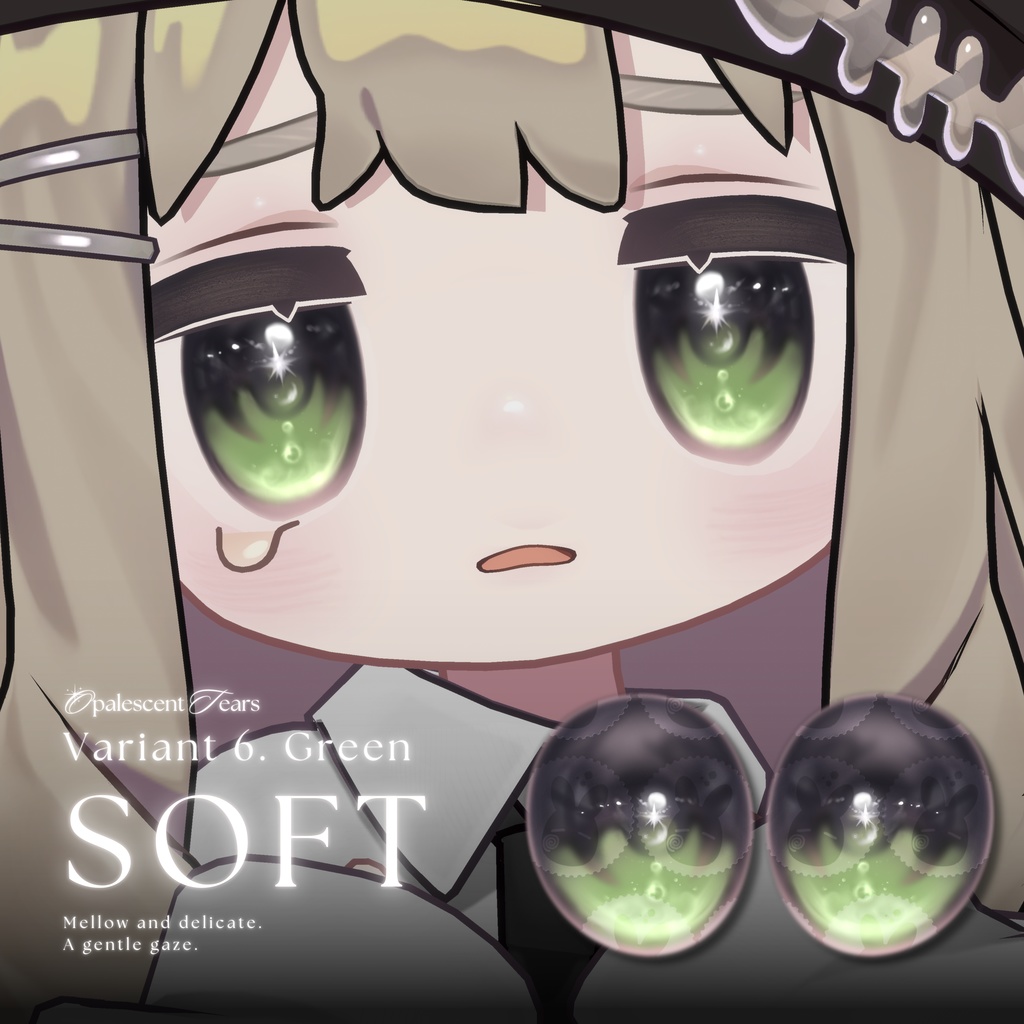 【15アバター対応】 Opalescent Tears Eye