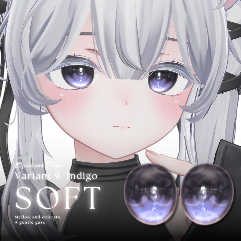 【15アバター対応】 Opalescent Tears Eye