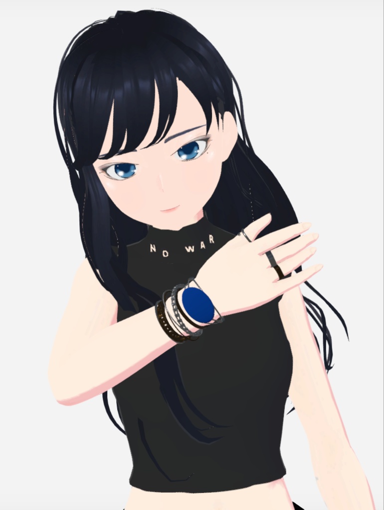 【無料・FBX・Unity・Blender】じゃらじゃらアクセサリー