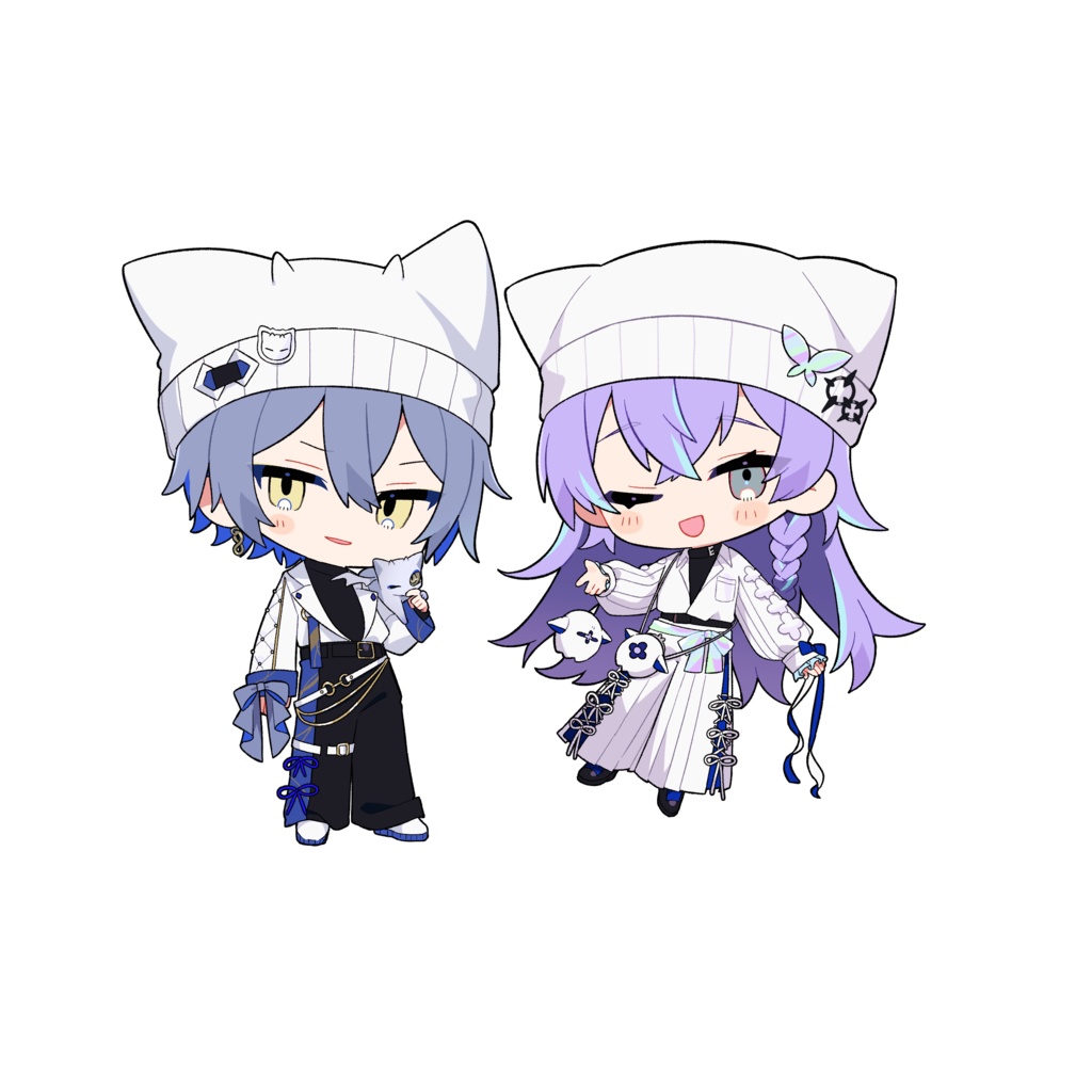【小柳・星導セット】捏造衣装アクスタ