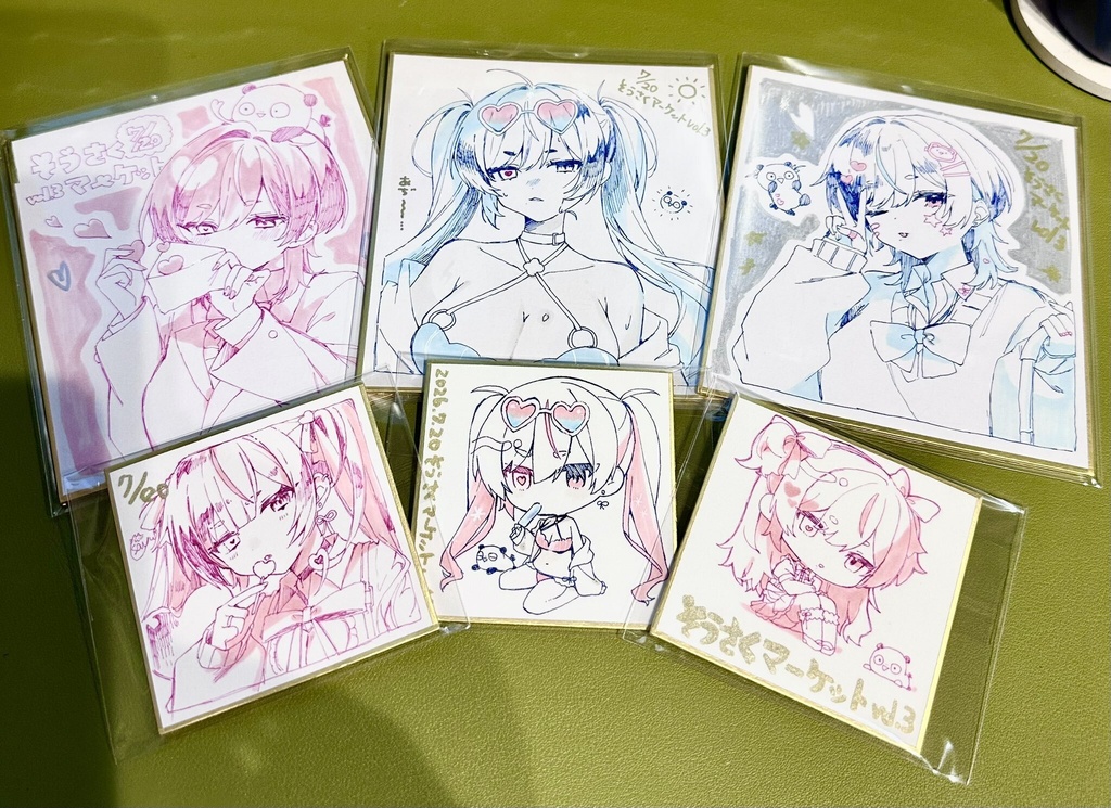 【そうさくマーケットVol.03】固定ちゃん色紙