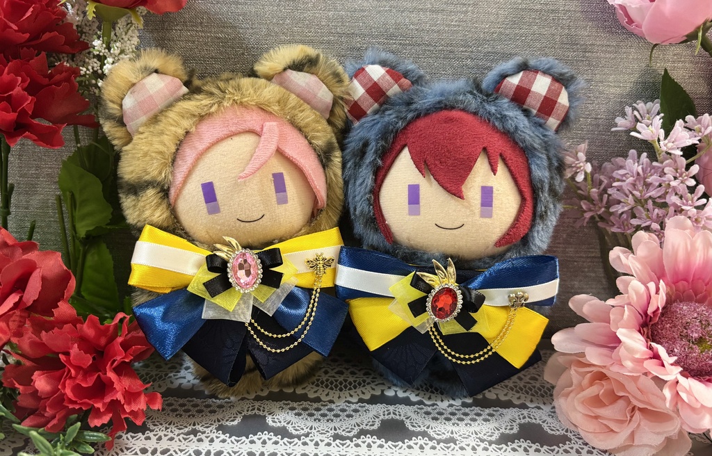 【コスマスサイズ】サドンデスモチーフぬい服&リボン