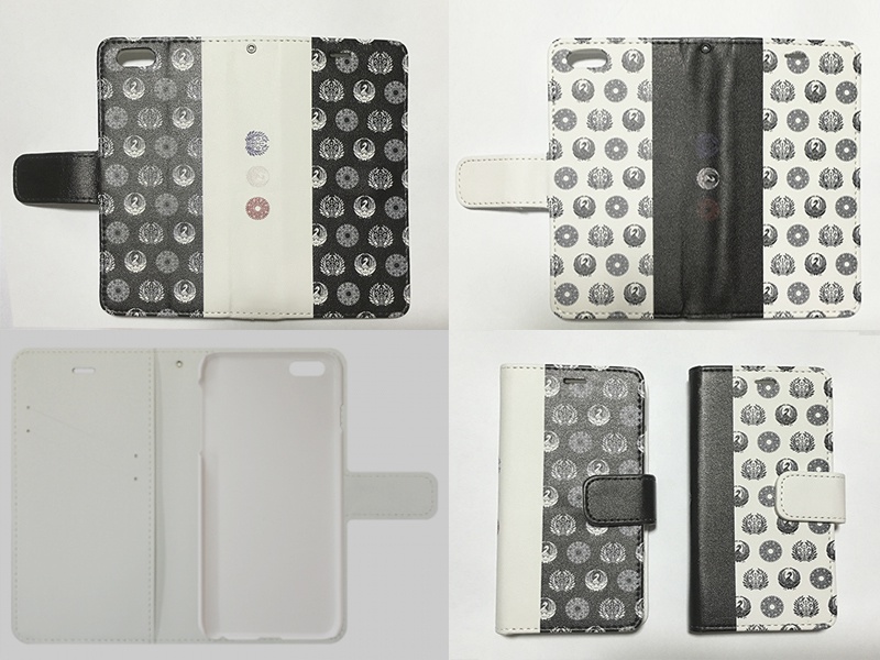 伊達組&源氏 手帳型 iPhone/AndroidスマホケースL