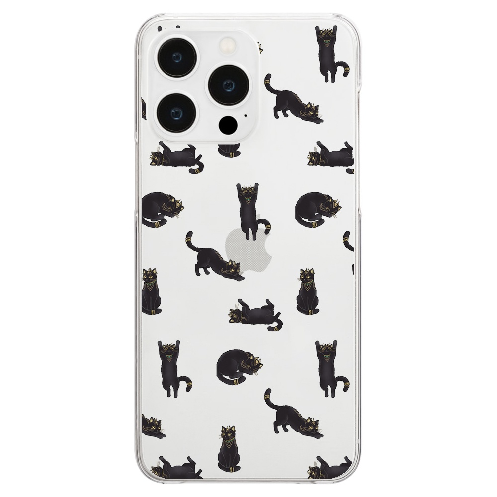 黒猫アシュル スマホケース