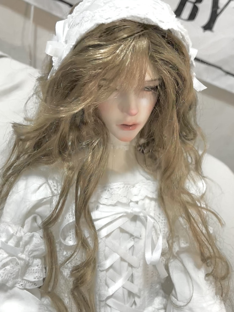 【BJD1/3サイズドール】男娘衣装:ホワイトロリターセット