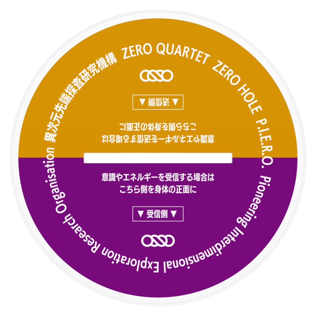 異次元先端探査研究機構 認定公式 ゼロカルテットアクリルスタンド