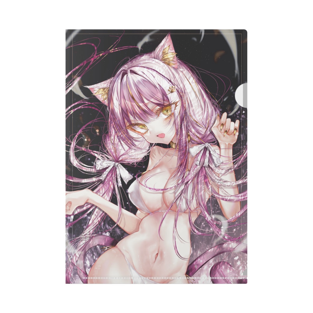 【オリジナル】猫耳少女【クリアファイル】