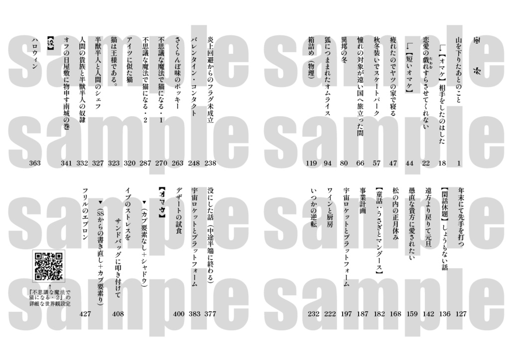 【チェリジョ】WEB再録本(2021.11.04-2022.03.02迄)