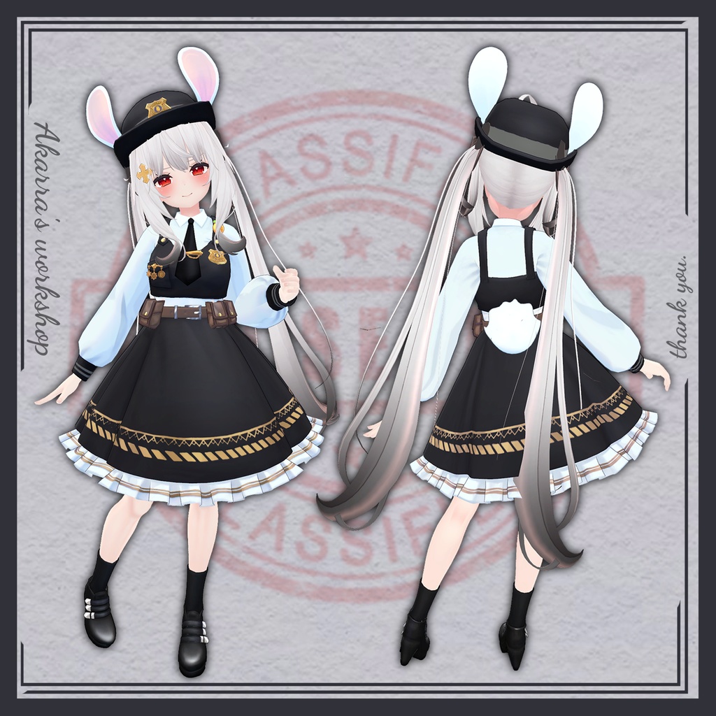 【Maya舞夜対応】Hare Division_police uniform