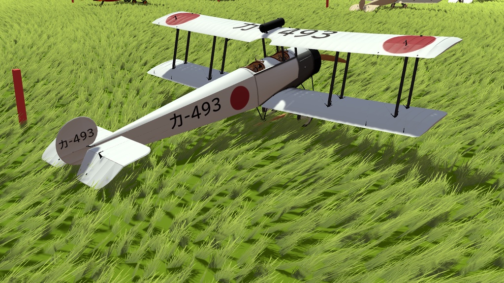 【VRCワールドで飛ぶ!】レトロな複葉機〈Afro 504〉