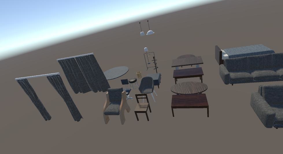 vrchat向け 家具パック vol.1