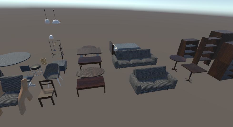 vrchat向け 家具パック vol.1