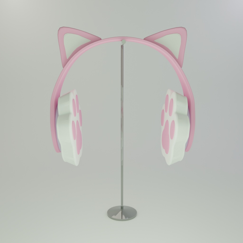 かわいいヘッドセット